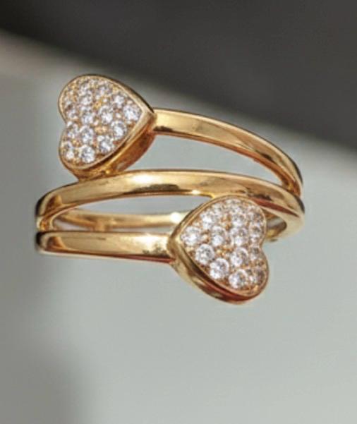 Double Heart Bypass Ring