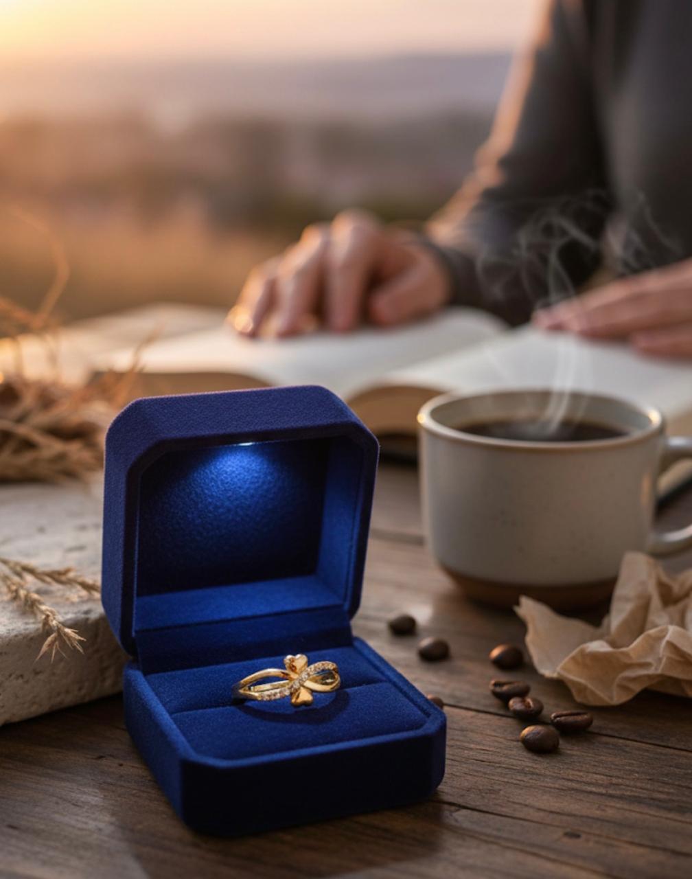 Infinity Heart Adjustable Ring