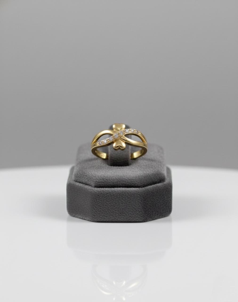 Infinity Heart Adjustable Ring