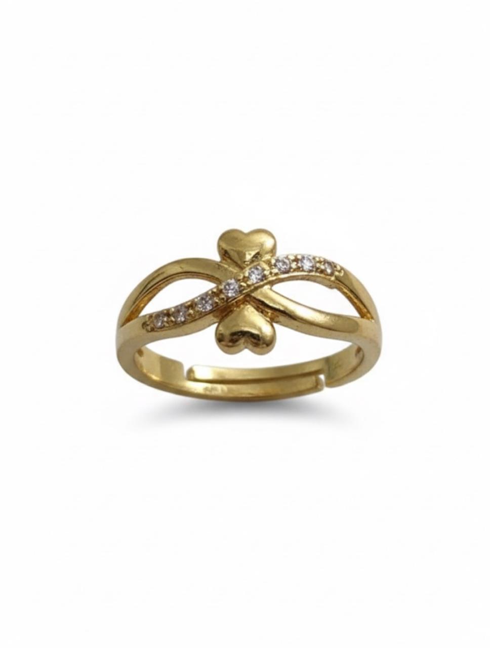 Infinity Heart Adjustable Ring