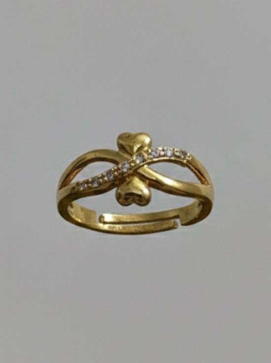 Infinity Heart Adjustable Ring