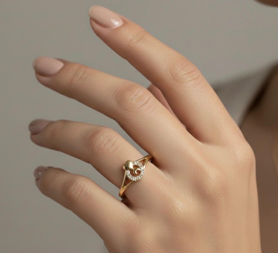 Love Loop Crystal Ring