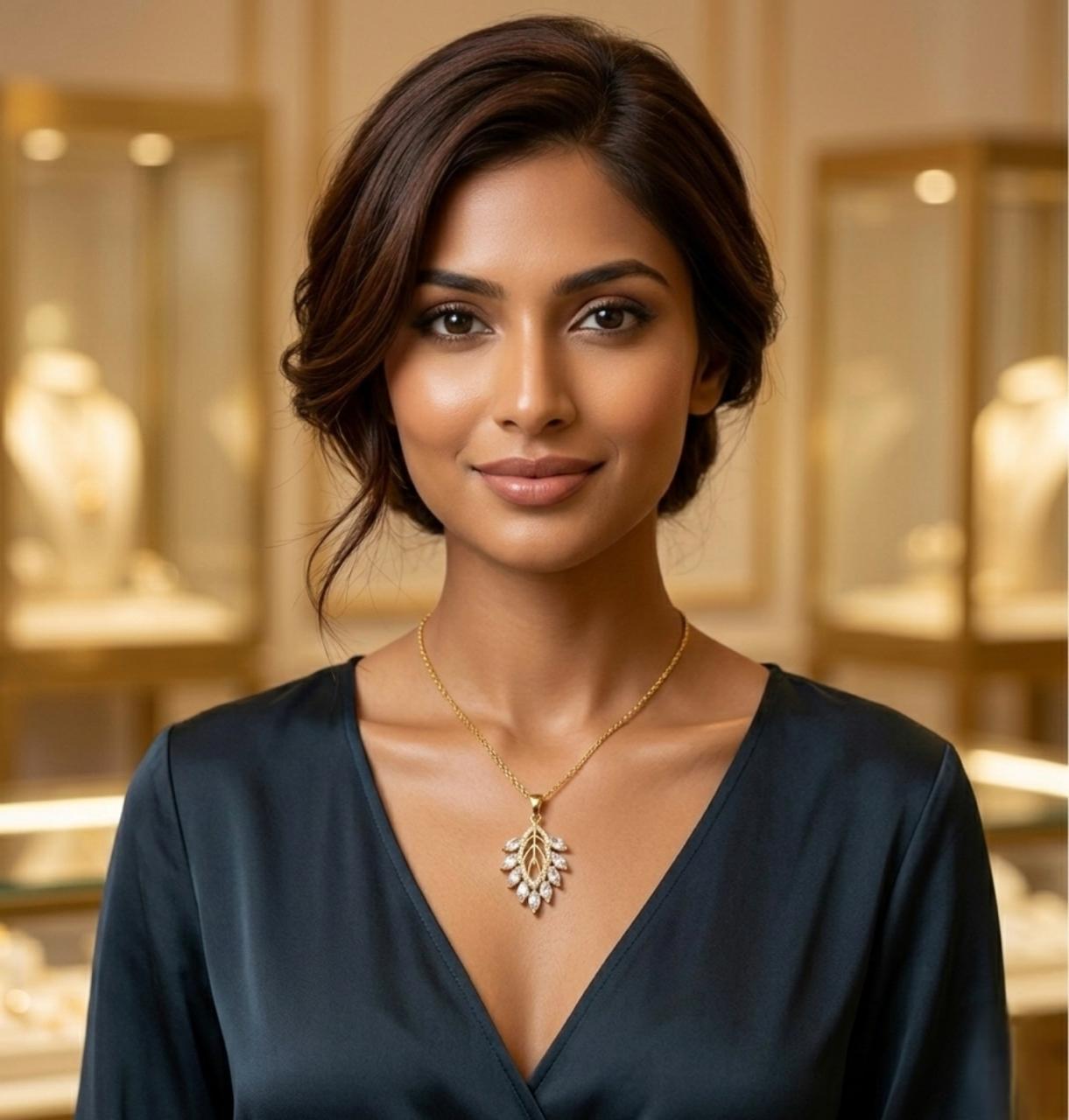 Royal Leaf Spark Pendant (BUY 1 GET 1 FREE)