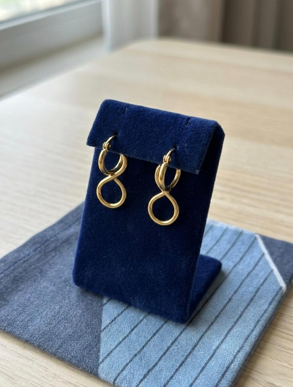 Golden Infinity Drop Earrings (BUY 1 GET 1 FREE)