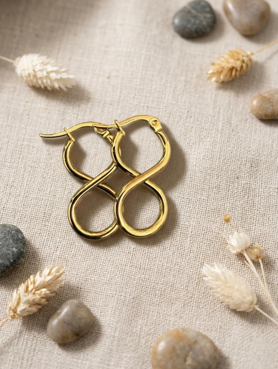 Golden Infinity Drop Earrings (BUY 1 GET 1 FREE)