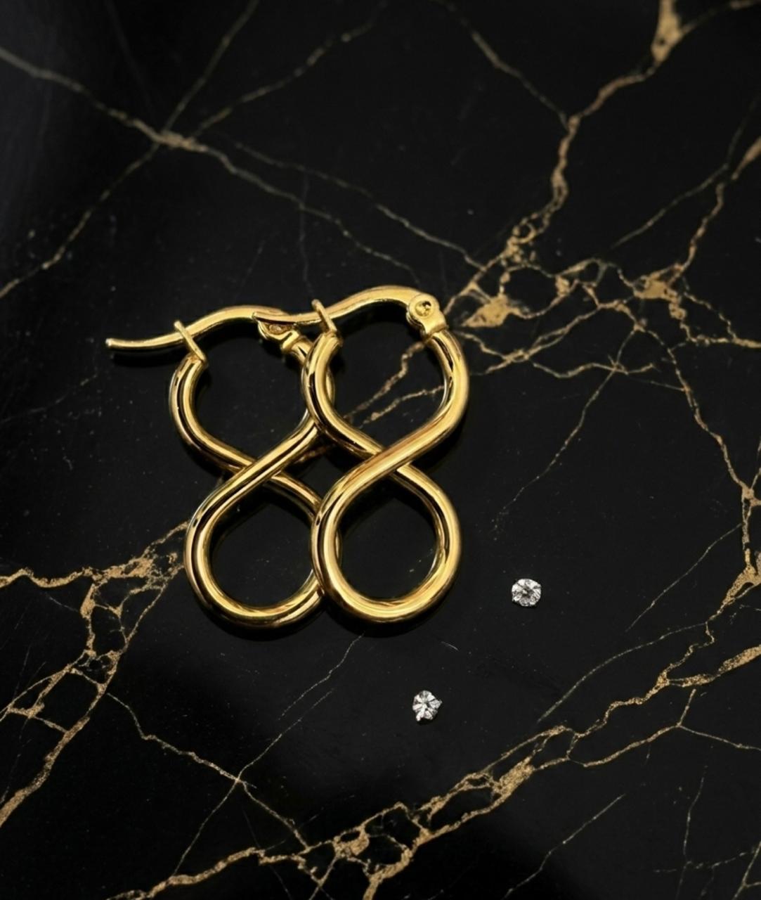 Golden Infinity Drop Earrings (BUY 1 GET 1 FREE)