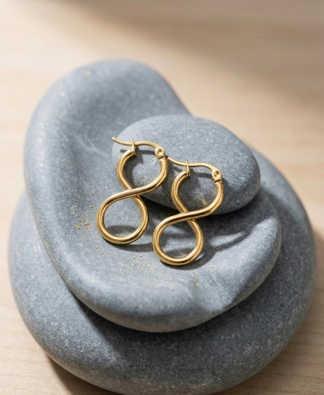 Golden Infinity Drop Earrings (BUY 1 GET 1 FREE)
