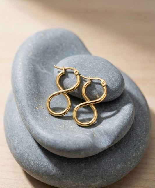 Golden Infinity Drop Earrings (BUY 1 GET 1 FREE)