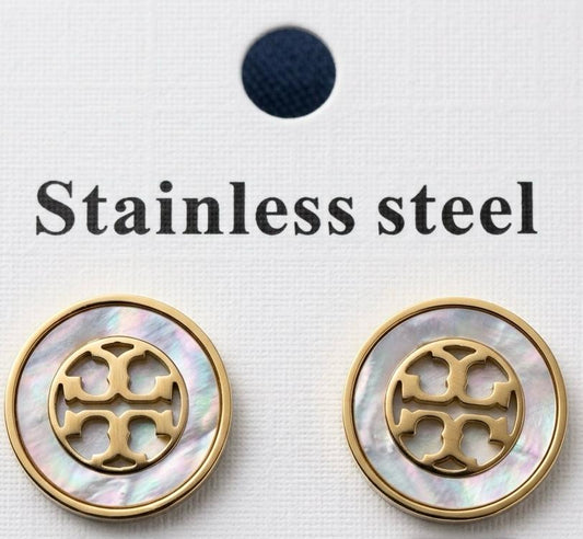 Ivory Glow Circle Studs(BUY 1 GET 1 FREE)