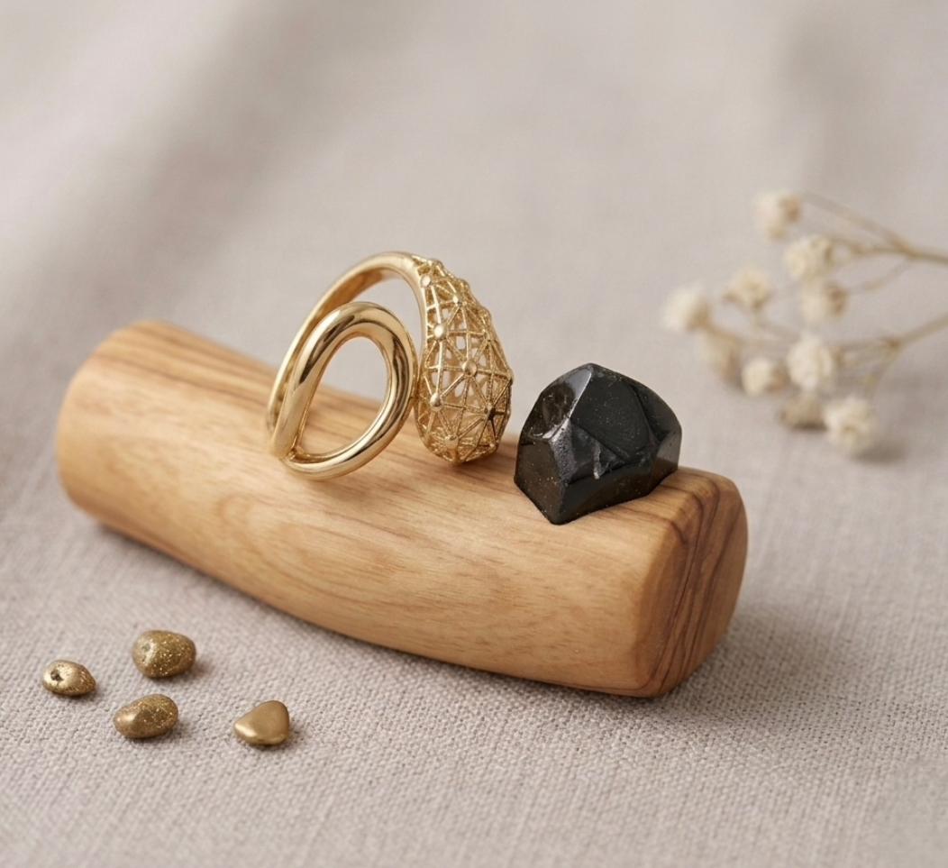 Celestial Mesh Adjustable Ring