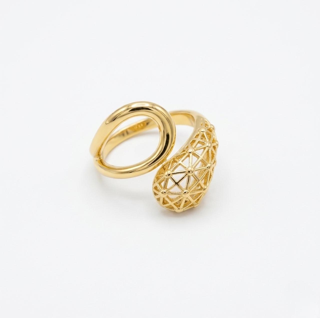 Celestial Mesh Adjustable Ring