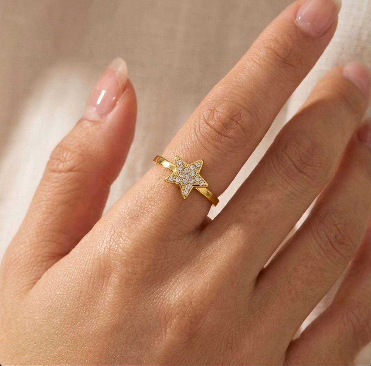 Star Crush Adjustable Ring