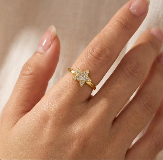 Star Crush Adjustable Ring