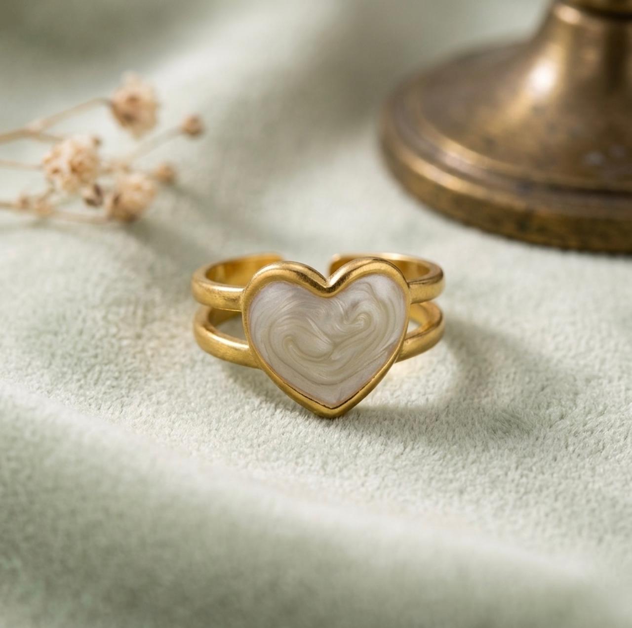 LoveShell Adjustable Ring