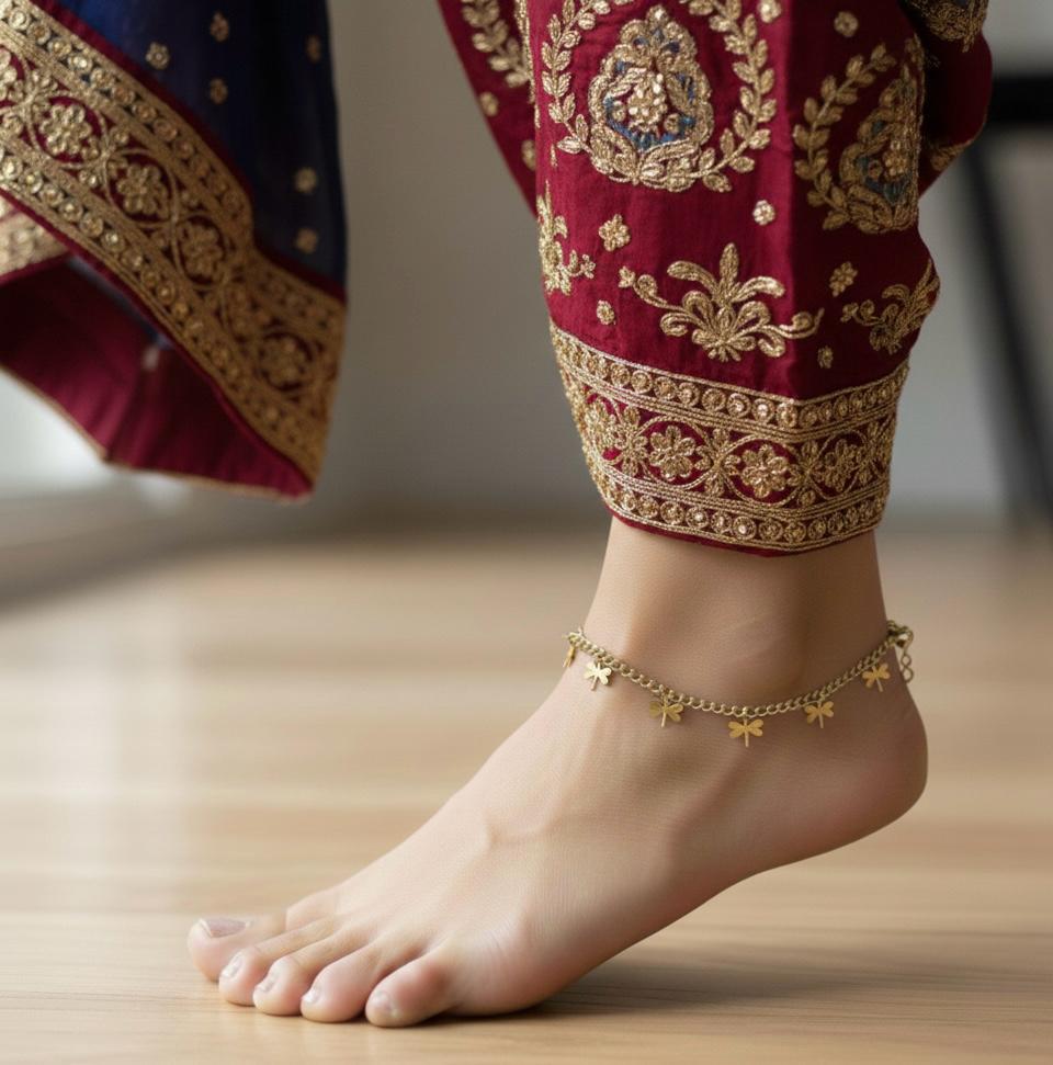 Butterfly Charm Anklet