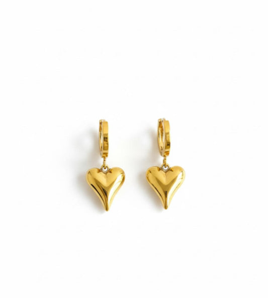 Heart Drop Earrings
