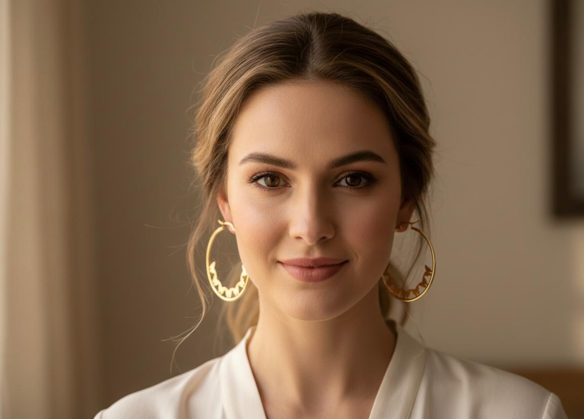 Butterfly Gold Hoops