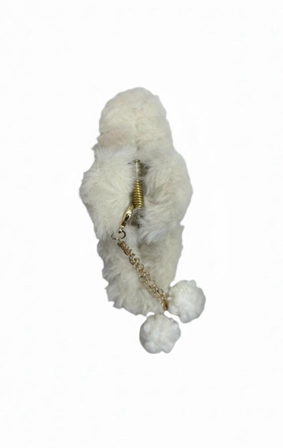 Furry Pom-Pom Hair Claw