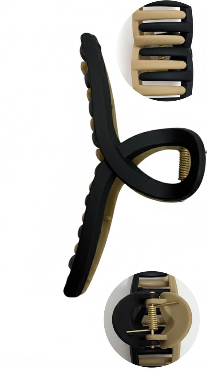 Matte Dual-Tone Hair Claw