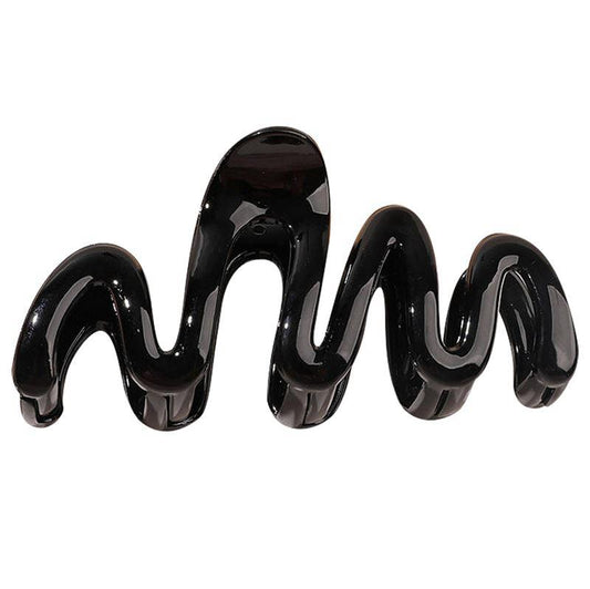 Glossy Wave Hair Claw