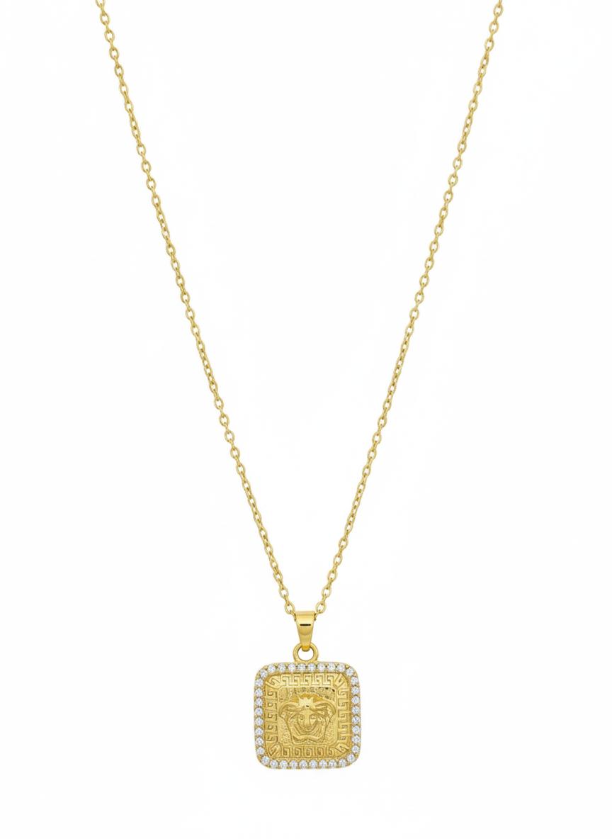 Medusa Square Pendant