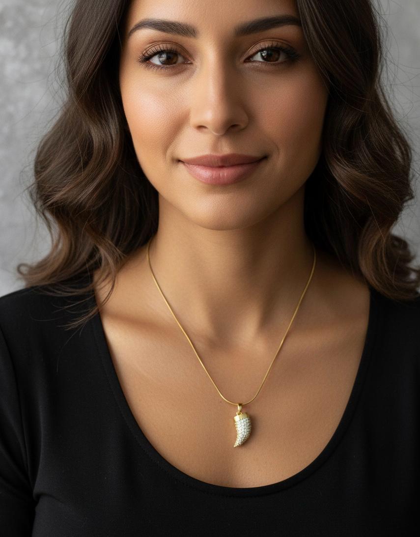 Sparkle Tusk Necklace