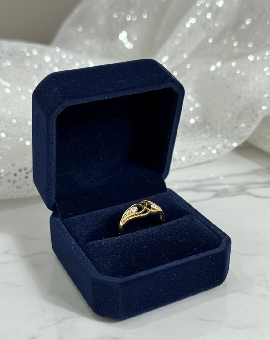 Double Infinity Sparkle Ring