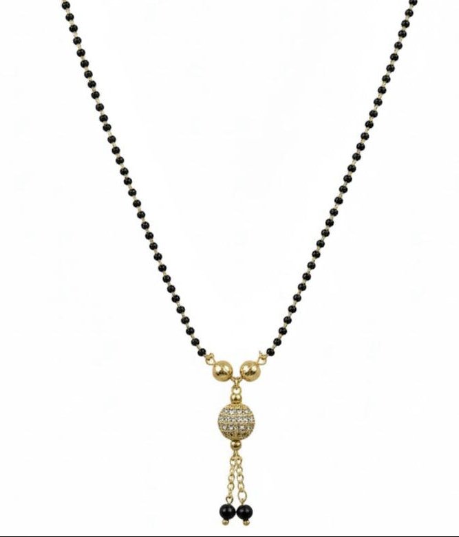 Golden Sphere Drop Mangalsutra