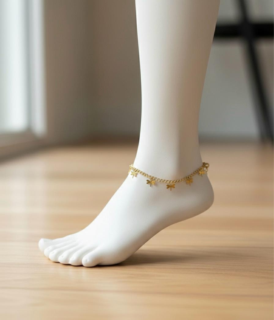 Butterfly Charm Anklet