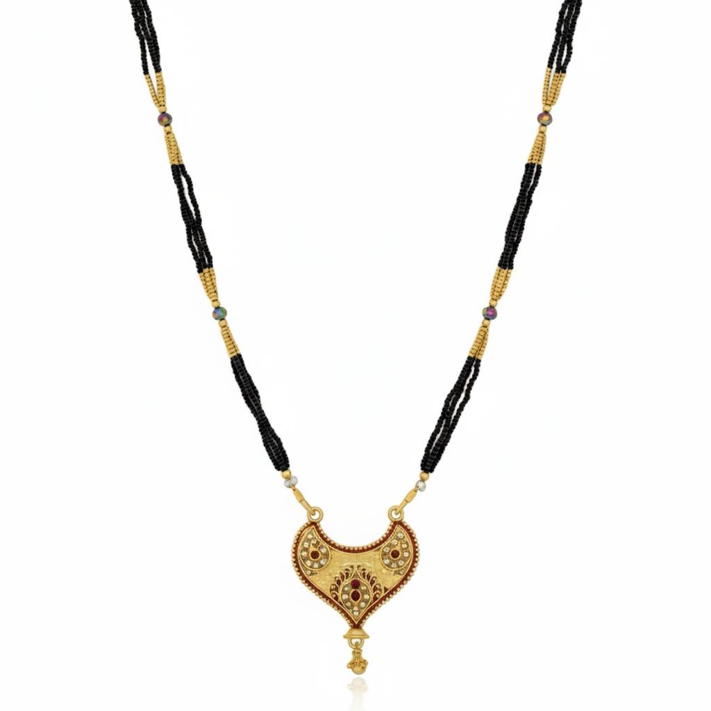 Round Solitaire Mangalsutra