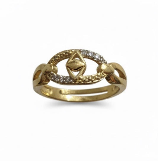 Crystal Orbit Adjustable Ring