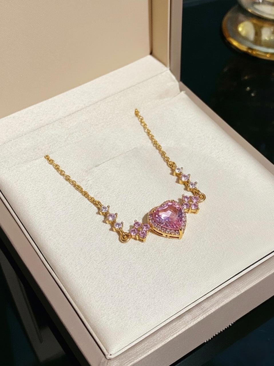 Blush Heart Radiance Necklace