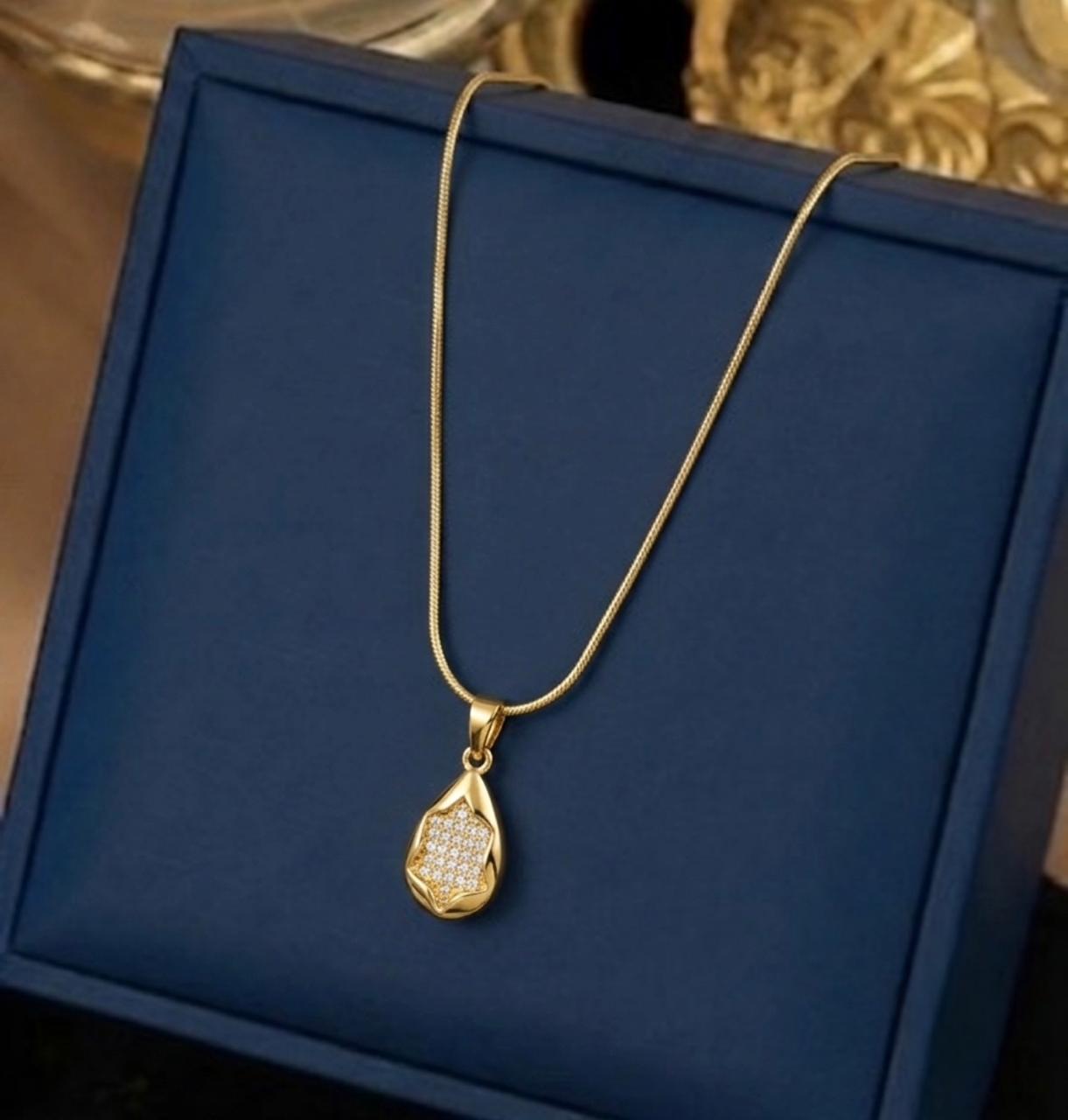 Crystal Drop Necklace