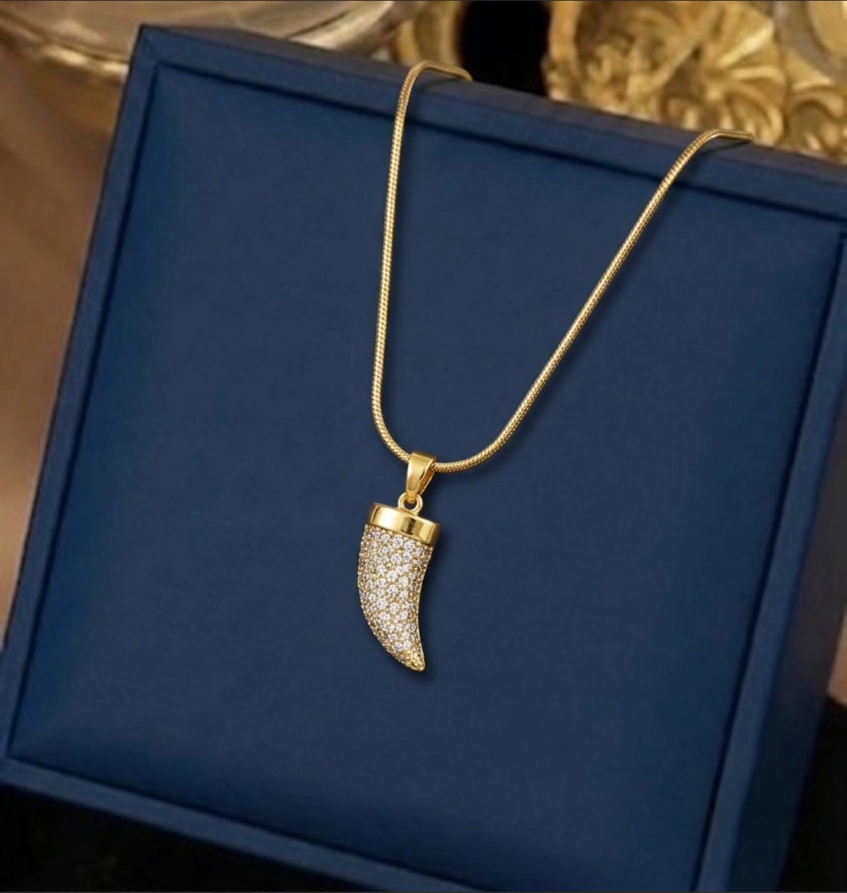 Sparkle Tusk Necklace