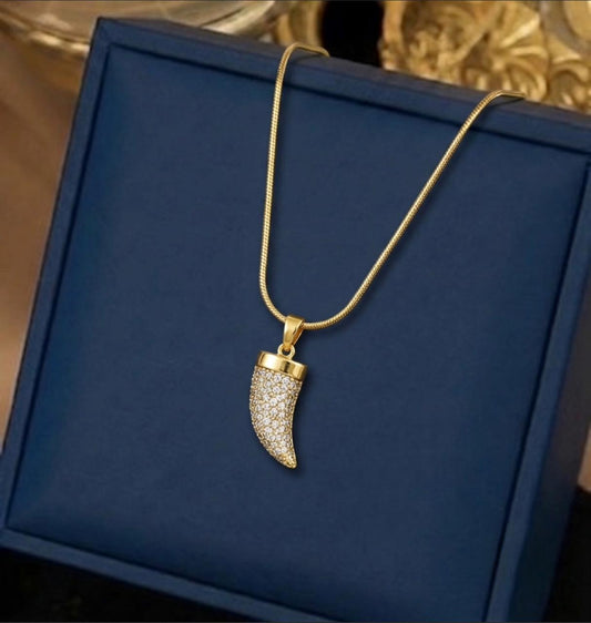 Sparkle Tusk Necklace